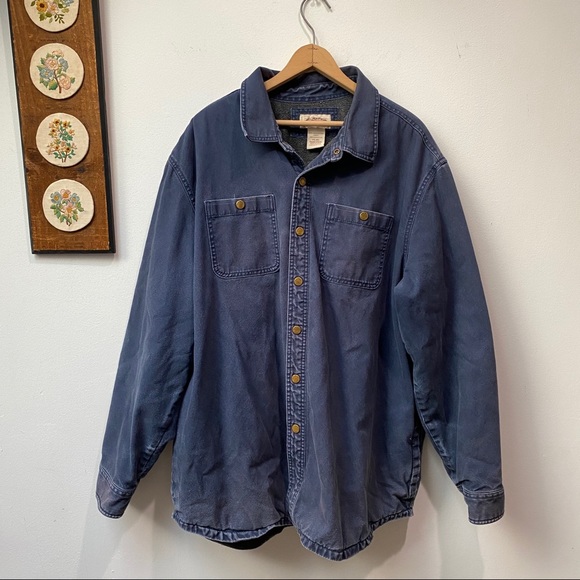L.L. Bean Other - L.L. Bean Katahdin Iron Works Lined Shirt Jacket